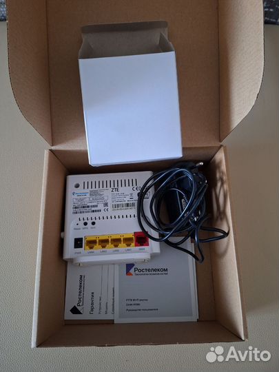 Новый wi-fi роутер Ростелеком ZTE zxhn H118N
