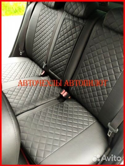 Чехлы Автопилот Renault Fluence из экокожи чёрные