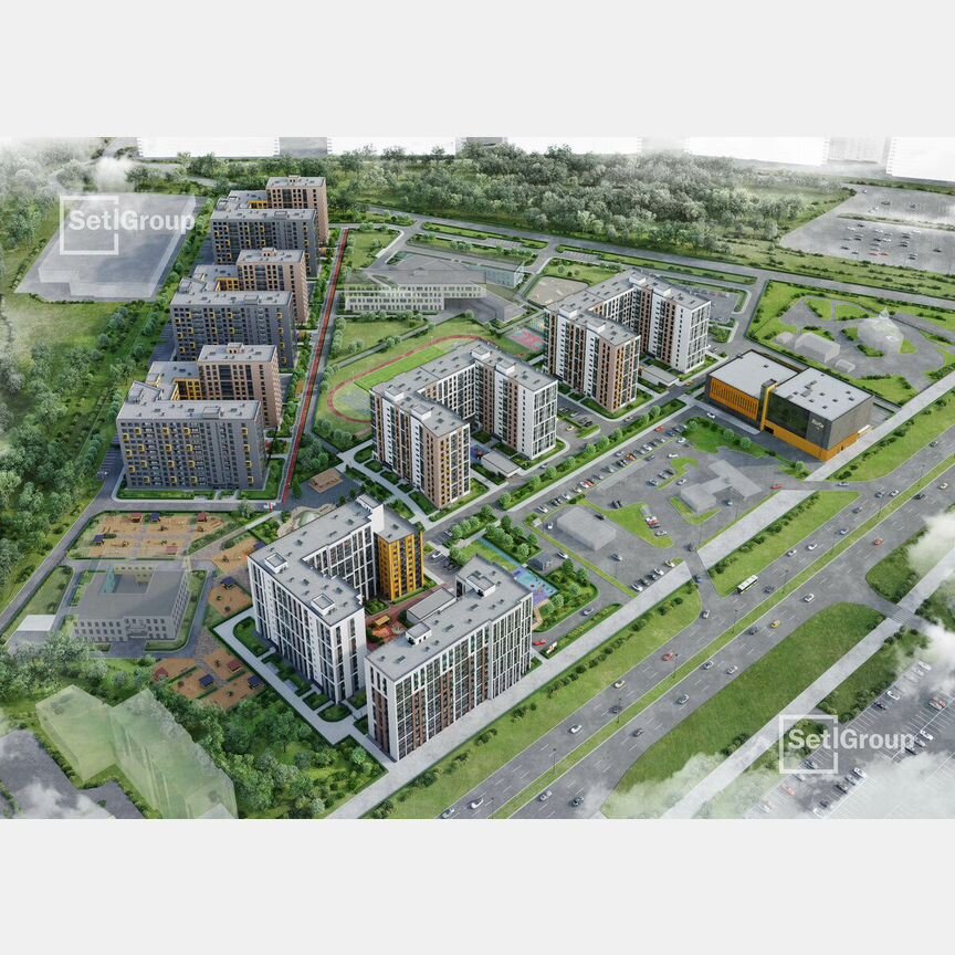 1-к. квартира, 44,8 м², 3/12 эт.