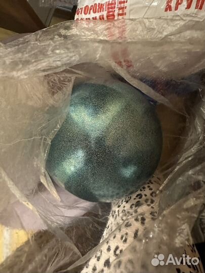 Мяч glitter HV 18см pastorelli