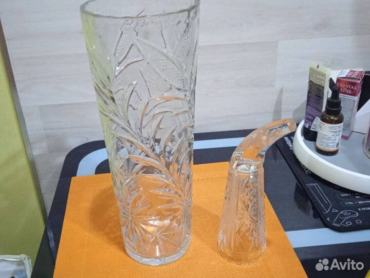 Хрустальная ваза