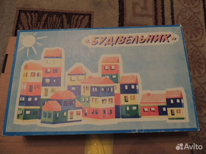Игры:Детский строительный конструктор Будiвельник