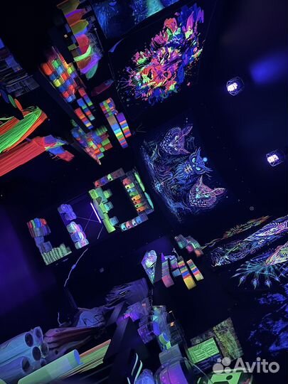 Прожектор ультрафиолетовый диодный LED 50вт UV 220