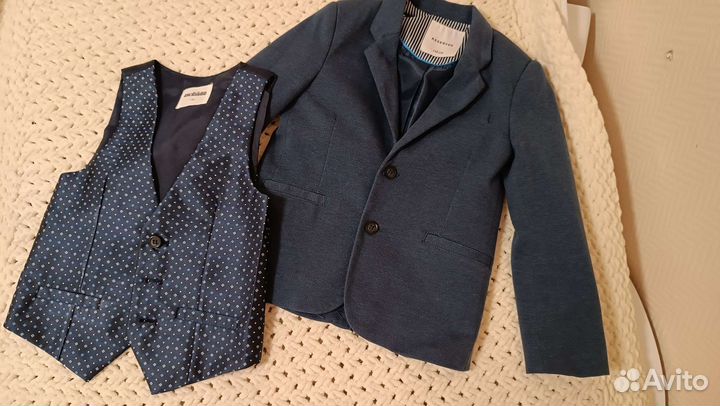 Пиджак жилетка для мальчика 104-110