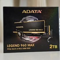 Новый SSD Adata Legend 960 Max 2Tb Гарантия 5лет