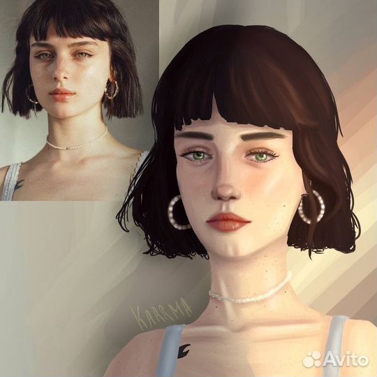 Рисование digital артов по фото или по идее