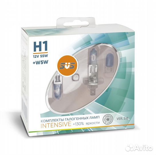 Лампа галогеновая головного света h1 p14.5s 3400-3