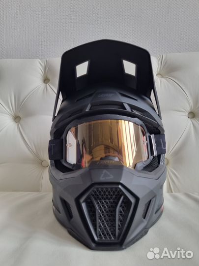 Шлем Leatt 7.5 2023 Blасk + маска Vеlосity 4.5