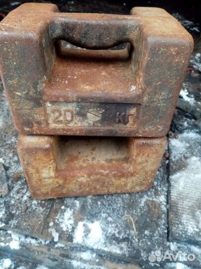 Гиря 20кг СССР