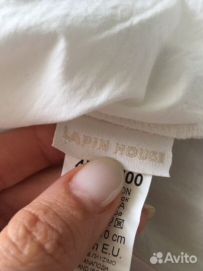 Блузка белая для девочки Lapin house