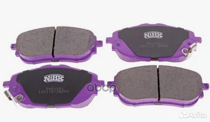 Колодки тормозные дисковые toyota corolla 1.8 2