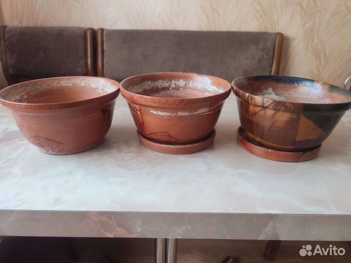 Горшки керамические