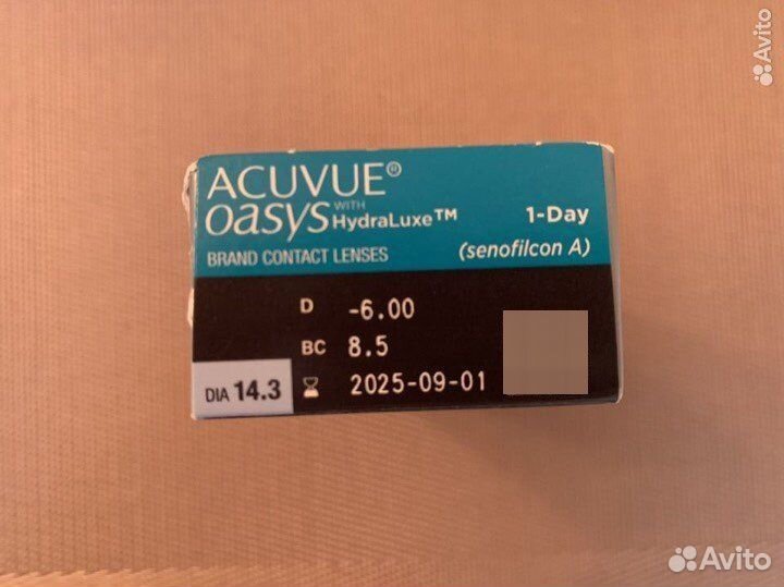 Линзы acuvue однодневные