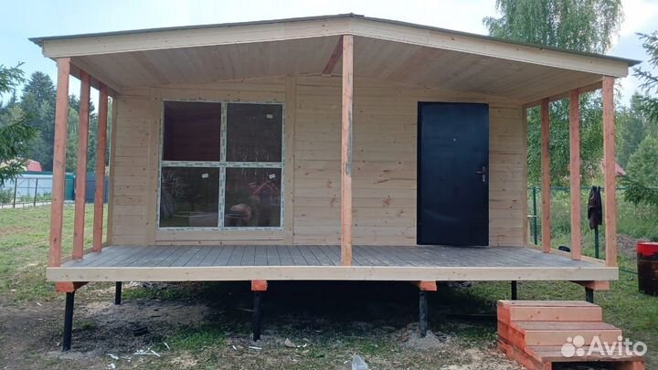 Каркасный дом бытовка 6х8 и др проекты