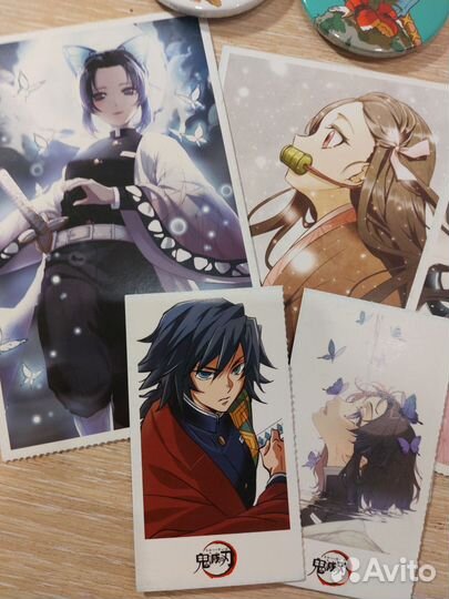 Аниме значки,карточки,брелок