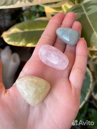 Цитрин розовый кварц авантюрин натуральные камни