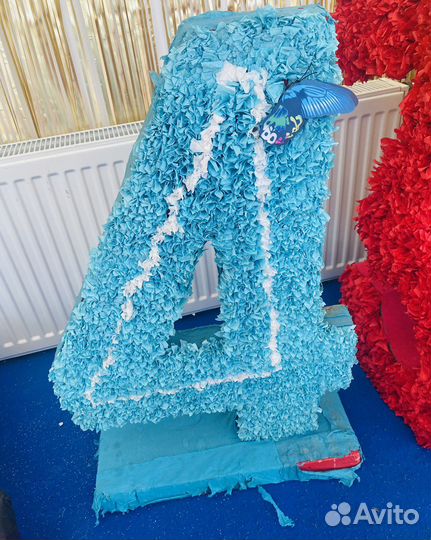 Цифра объёмная для декора и фотозоны