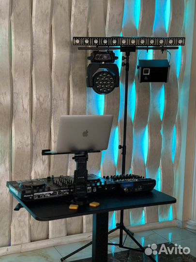 RGB лазер (2w-45kpp), LED Bar, голова Wash