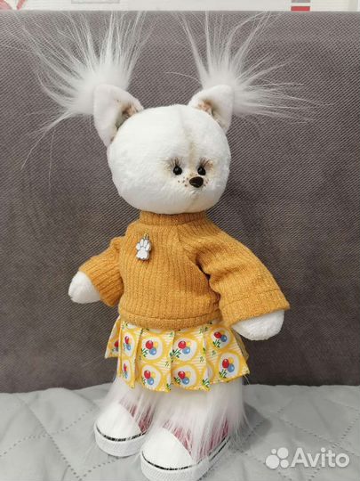 Игрушки ручной работы из плюша и вельбоа