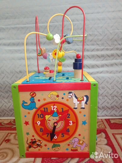 Бизиборд Куб (Бизибокс) 30х30х30см