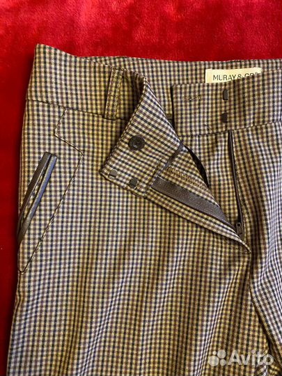 Брюки укороченные дудочкой