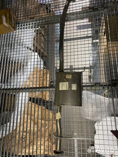 Глушитель в сборе, перед. и центральная труба Opel