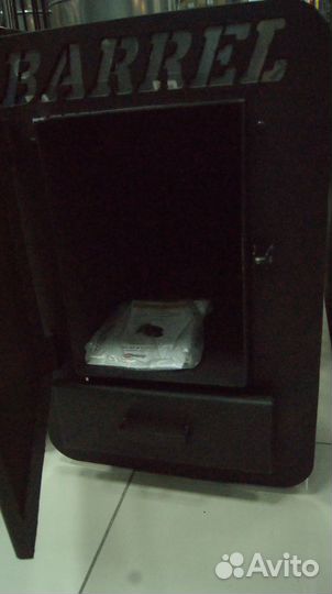 Печь для бани Баррель со съемной каменкой
