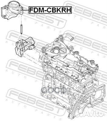 Опора двигателя ford fiesta V/fusion 02- FDM-CB