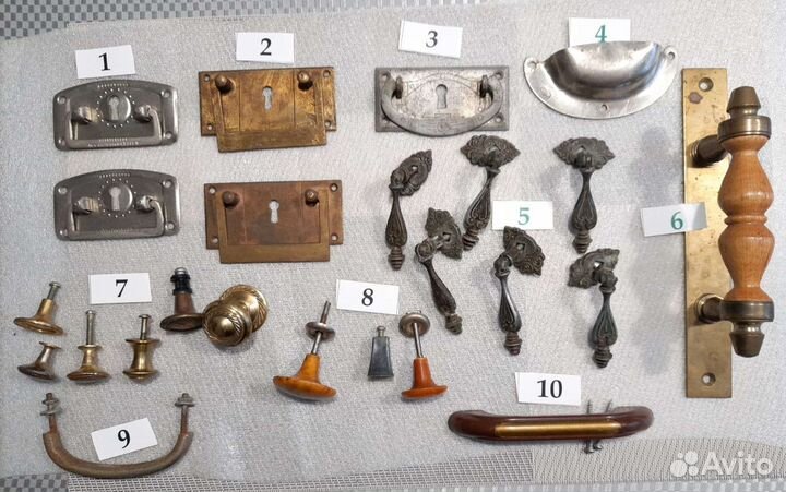 Фурнитура мебельная старинная,винтаж