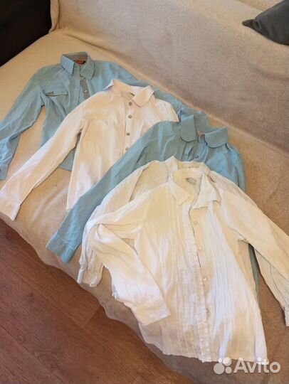 Рубашки школьные для девочки 128-134