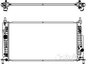 Радиатор сист. охл. Sakura 3301-8505 33018505 S