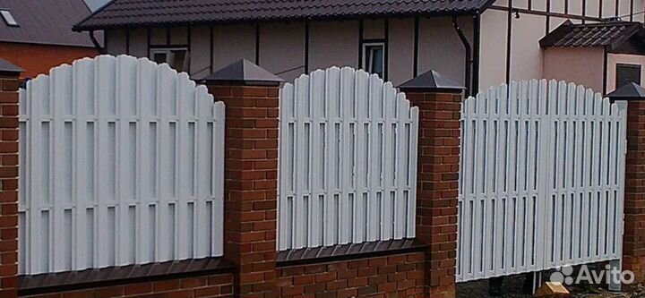 Забор металлический быстро работа по договору