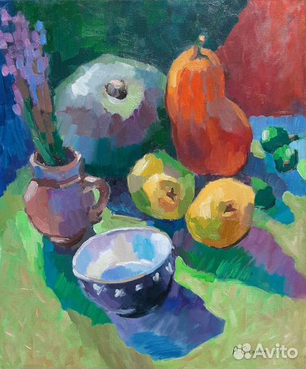 Натюрморт холст масло 50х60 60х80