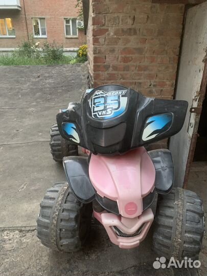 Квадроцикл детский электрический рабочий