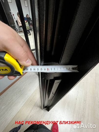 Тяжелая дверь входная под ключ