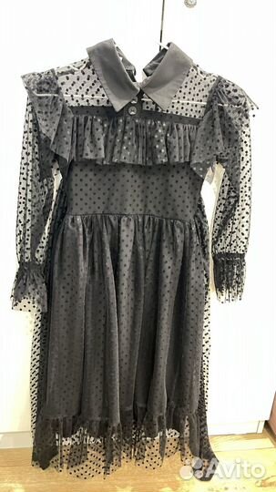 Платье Уэнсдэй для девочки