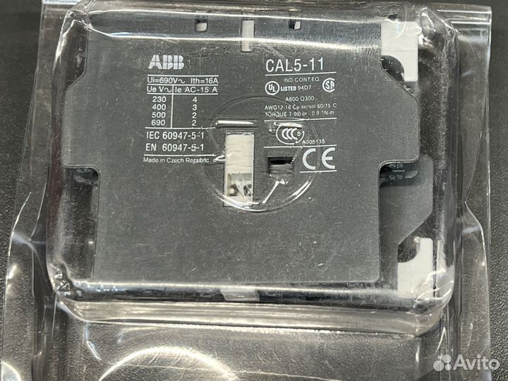 ABB CAL5-11 Блок контактов, новый, 14 шт
