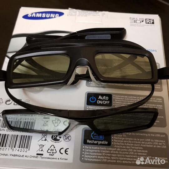 Очки (две пары ) 3d samsung SSG-3050GB
