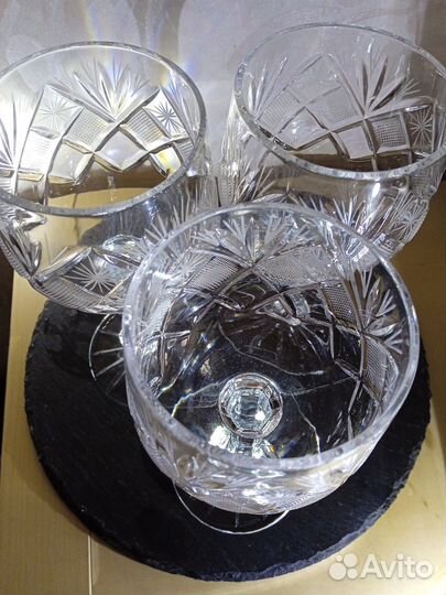 Хрустальные фужеры бокалы СССР