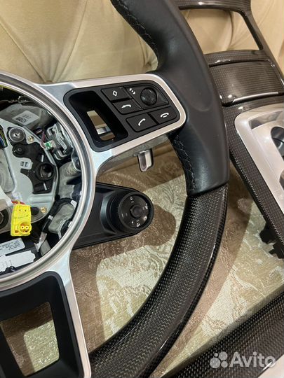Руль карбон Porsche Cayenne/panamera/macan/911