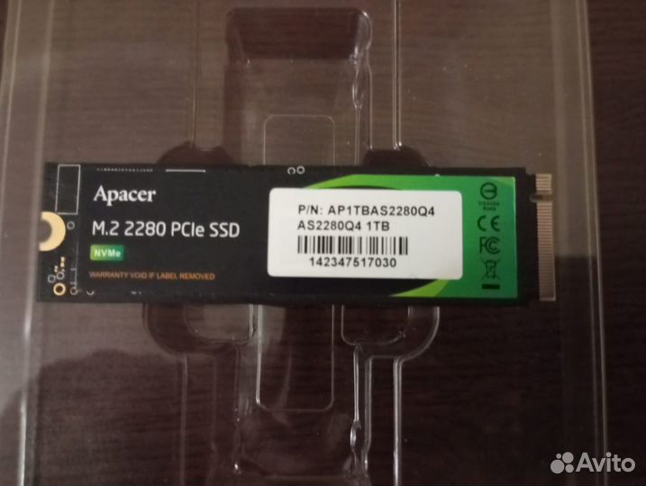 Apacer M.2 PCIe Gen 4 x4 SSD