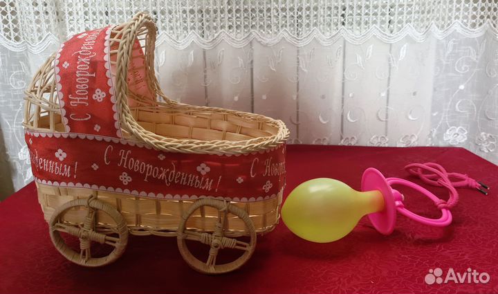 Корзинки для подарка новорожденным