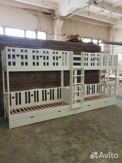 Детская кровать комплекс на 4 спальных места