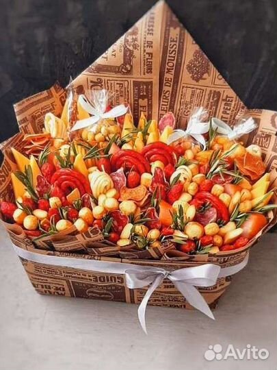 Мужские букеты съедобные