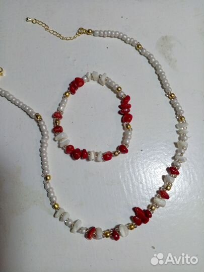 Колье комплект бижутерия