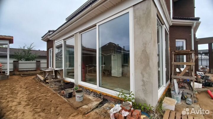 Пластиковые окна и двери Остекление лоджий