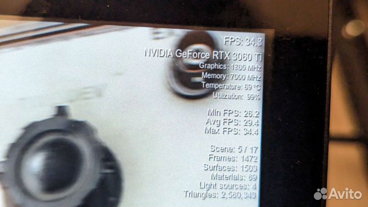 Rtx 3060ti 8gb (samsung) HP