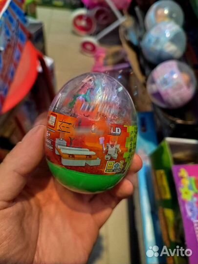 Коллекционные фигурки конструктор Майнкрафт в капс