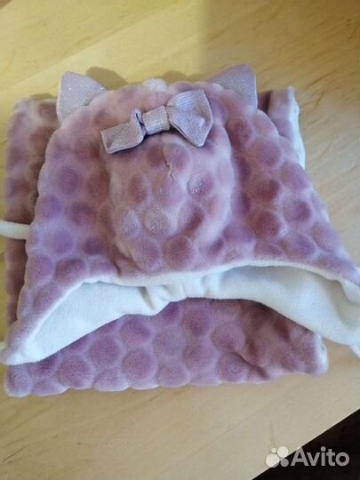 Шапка и снуд для девочки