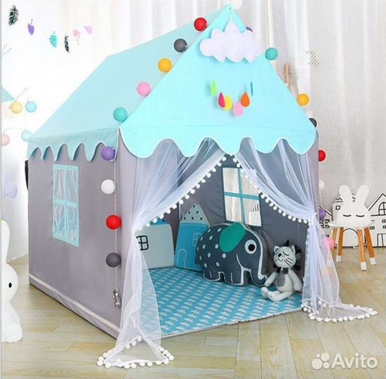 Детская игровая палатка для мальчика и девочки